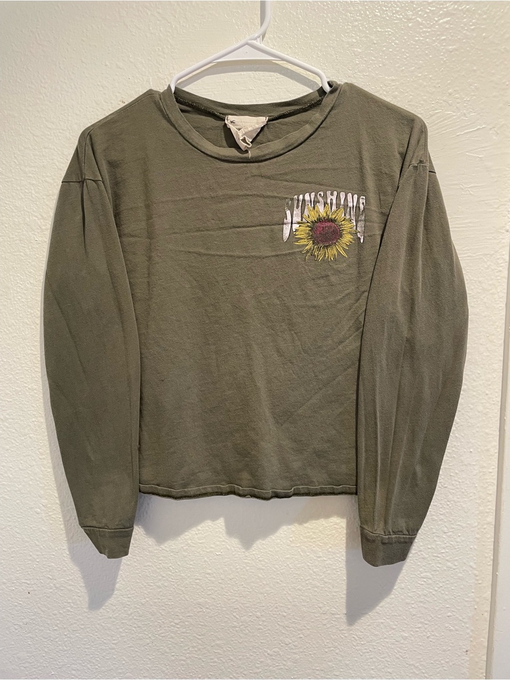 🌿 French Pastry "You Are My Sunshine" Sunflower Graphic Top XS 🌻